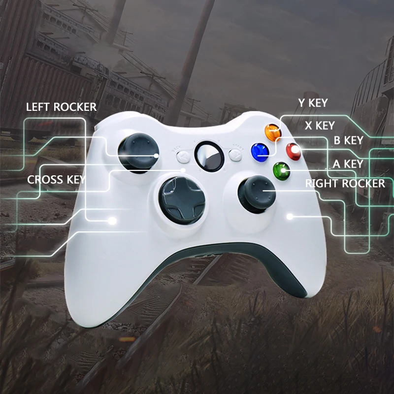 2019 геймпад для XBOX 360 беспроводной контроллер управления джойстик игровой |