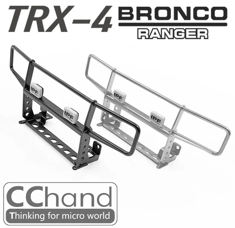 Металлический передний бампер ранчо для Traxxas 1/10 Rock Cralwer Trail 4X4 TRX 4 #82016 trx4 Ford Bronco Ranger