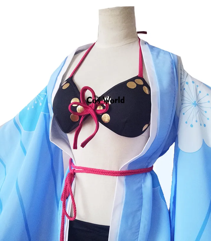 FGO Fate Grand Order Ibaraki Doji летний купальный костюм юката комплект бикини костюмы для