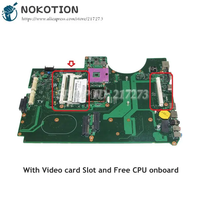 NOKOTION для acer sapire 8920G 8920 материнская плата для ноутбука DDR2 Бесплатный процессор MBAP50B001 6050A2184601-MB-A02 основная плата
