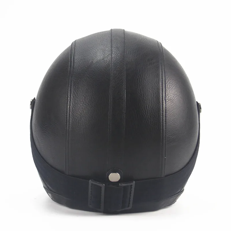 Шлем мотоциклетный кожаный с открытым лицом 3/4|helmet open|vintage motorcycle helmetsharley helmet |