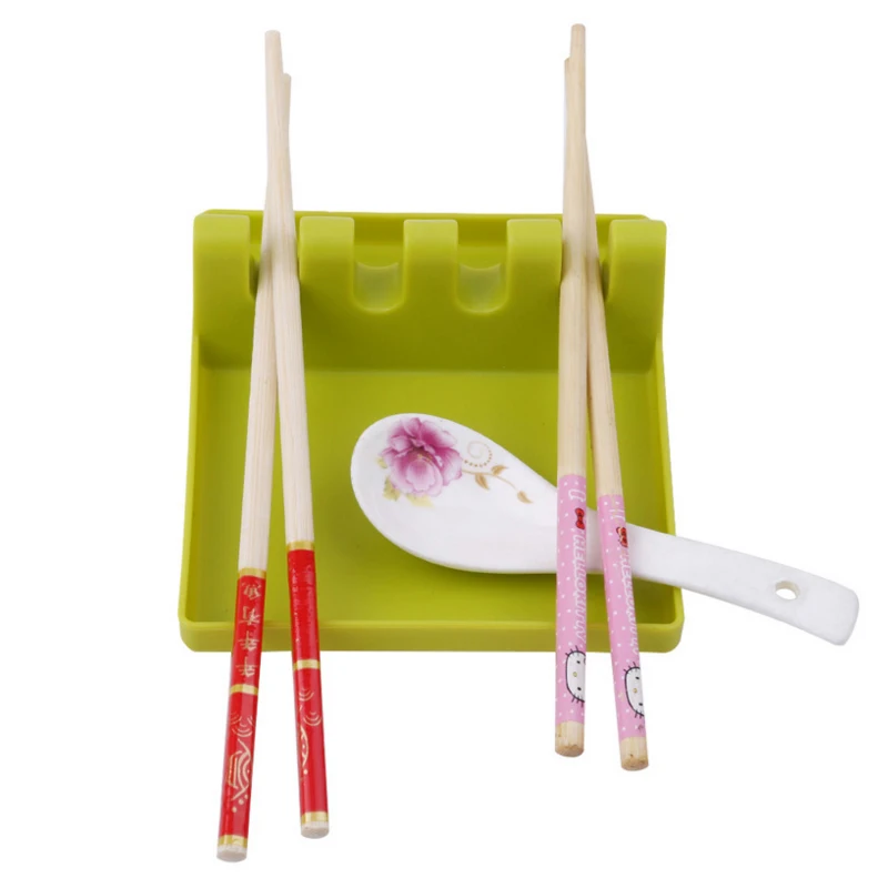 1 шт. силиконовая ложка изоляционный коврик лопатка Черпак для отдыха держатель