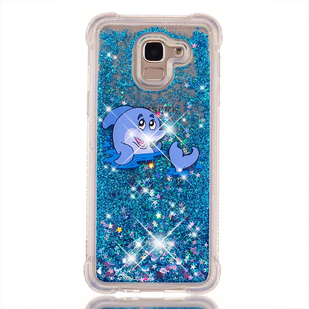 Case for Samsung Galaxy J6 J 6 2018 J600 SM-J600FN SM-J600F/DS SM-J600 SM J600FN J600F/DS Quicksand Silicone Phone Cover |
