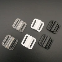 50sets fly bra invisible bra plastic front buckle sewing on clothes swim suit bra clip hooks 12mm with 3 colors