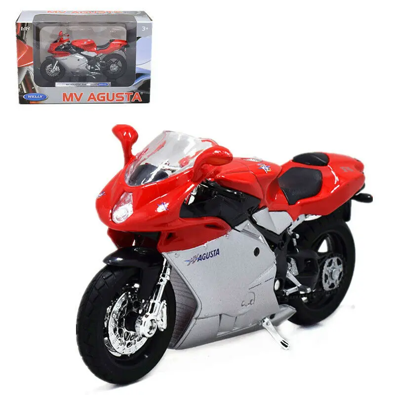 Модель мотоцикла Welly 1:18 MV Agusta F4S Игрушечная модель велосипеда новая в коробке| |