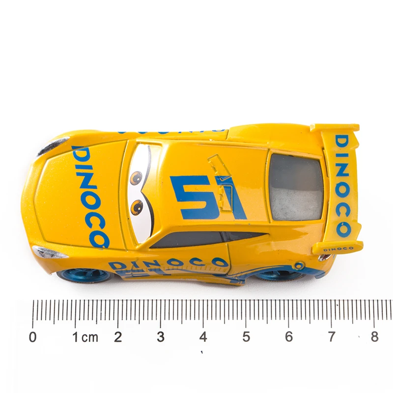 Disney Pixar Cars 2 3 Mater Lightning McQueen Jackson Storm Cruz Ramirez 1:55 литая металлическая модель из сплава игрушка автомобиль ребенок подарок мальчик игрушка
