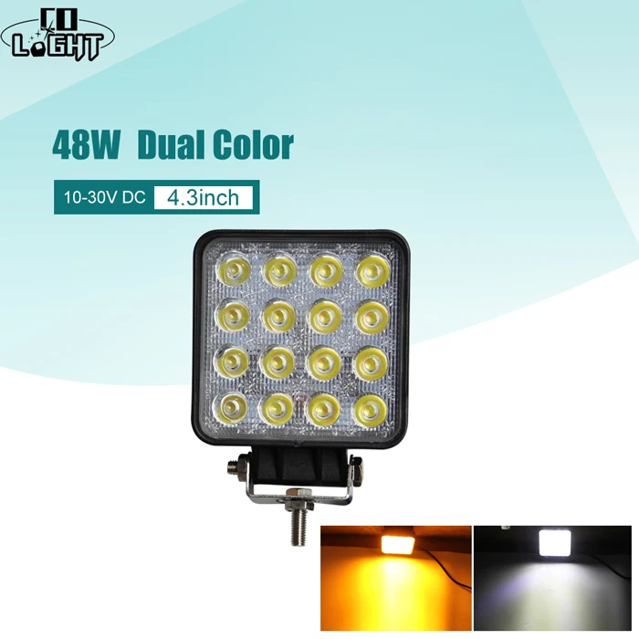 953S-48W-1PCS CO светильник 6D 4,6 дюймовые 36 Вт внедорожный светодиодный светильник бар комбинированный прожектор луч светодиодный рабочий светильник 12V 24V для Jeep ATV внедорожник 4WD 4x4 тракторах, грузовики - Цвет: 953S-48W-1PCS