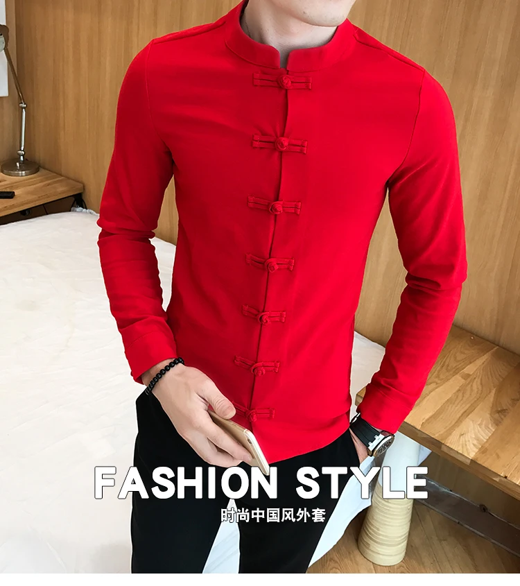 Рубашка с воротником "Мандарин", Camisa Mao Hombre, китайская рубашка с воротником, s, мужские рубашки, обычная посадка, Camisa, традиционная, китайская, Hombre