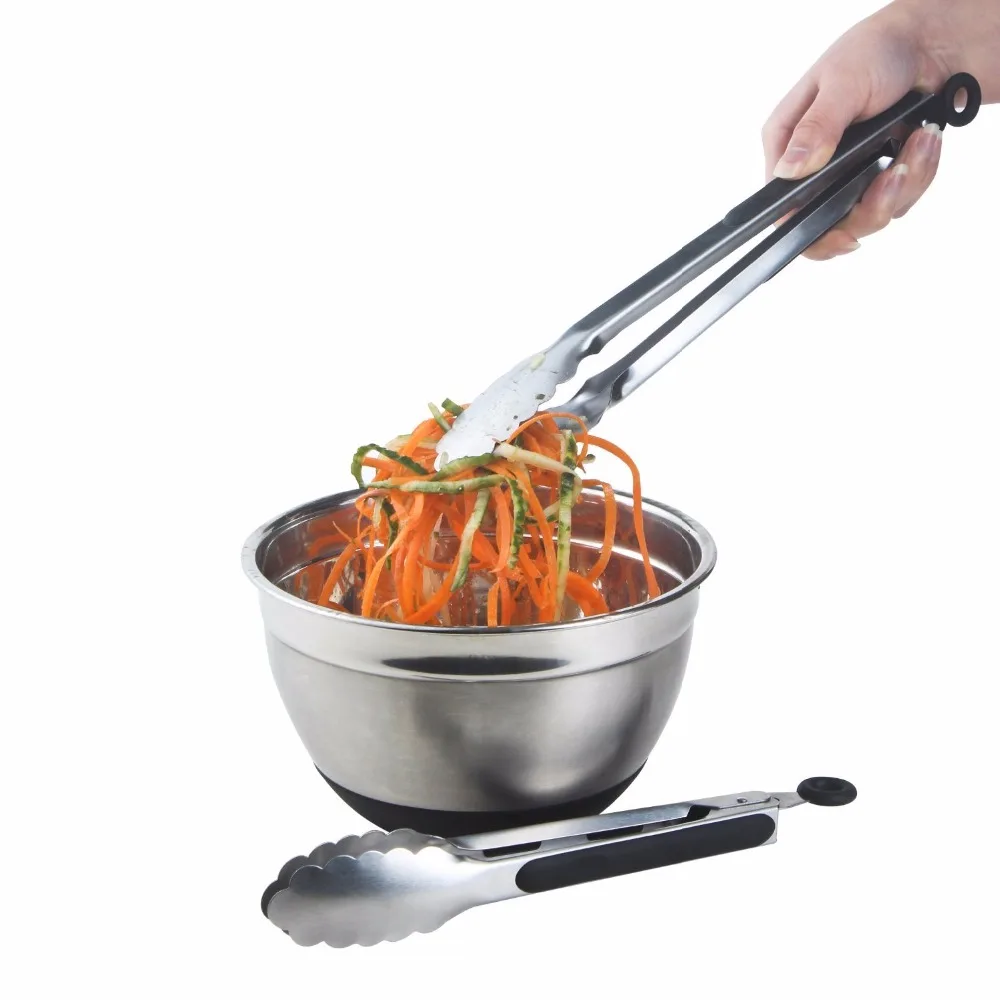 Кухонные щипцы из нержавеющей стали 18/16 дюймов для барбекю еды салата хлеб буфет