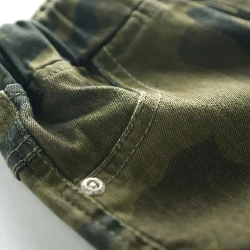 Модные джинсы для мальчиков брюки девочек Сезон весна осень От 2 до 7 лет младшего