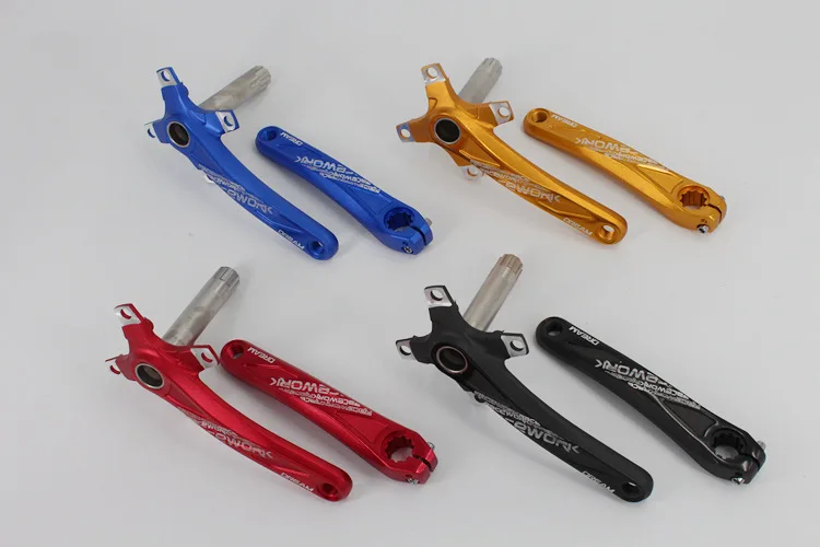 Ракетка велосипед crankset рукоятка из алюминиевого сплава 170 см 104BCD Звездочка горный велосипед Кривошип рифленый диск mtb части велосипеда