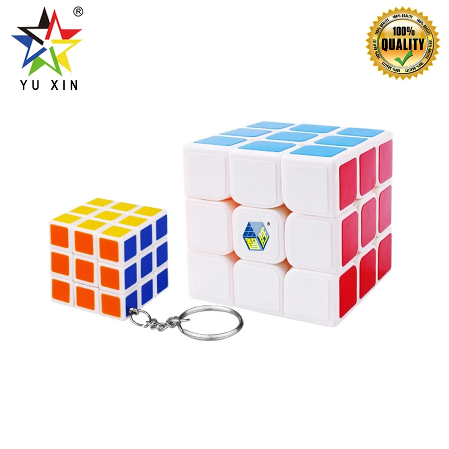 2019 YUXIN мини Кубик Рубика для профессионалов 3x3x3 мать головоломка игра куб игрушки