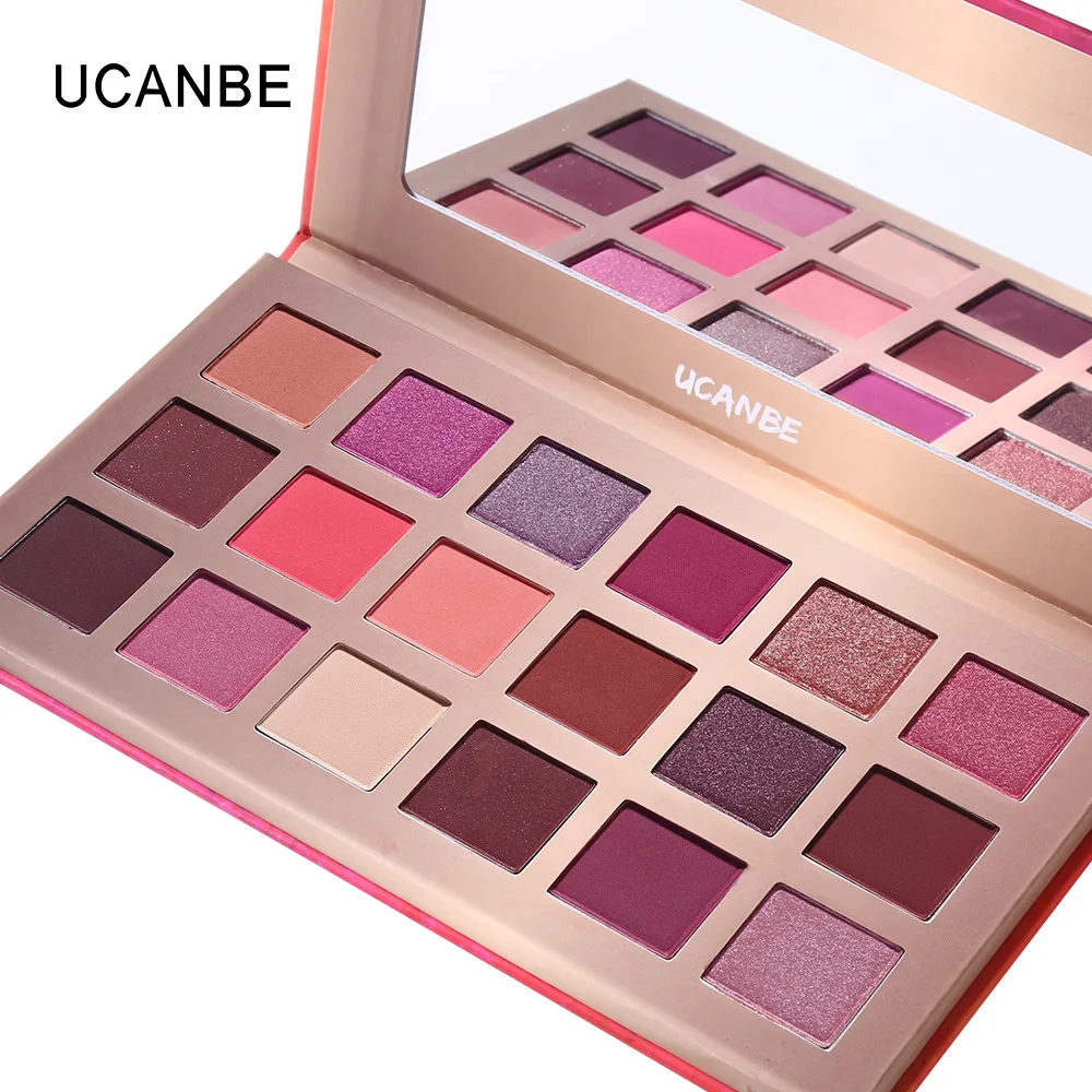Тени для век UCANBE New Dream 18 цветов мерцающие матовые тени Venus XL персиковые цветные