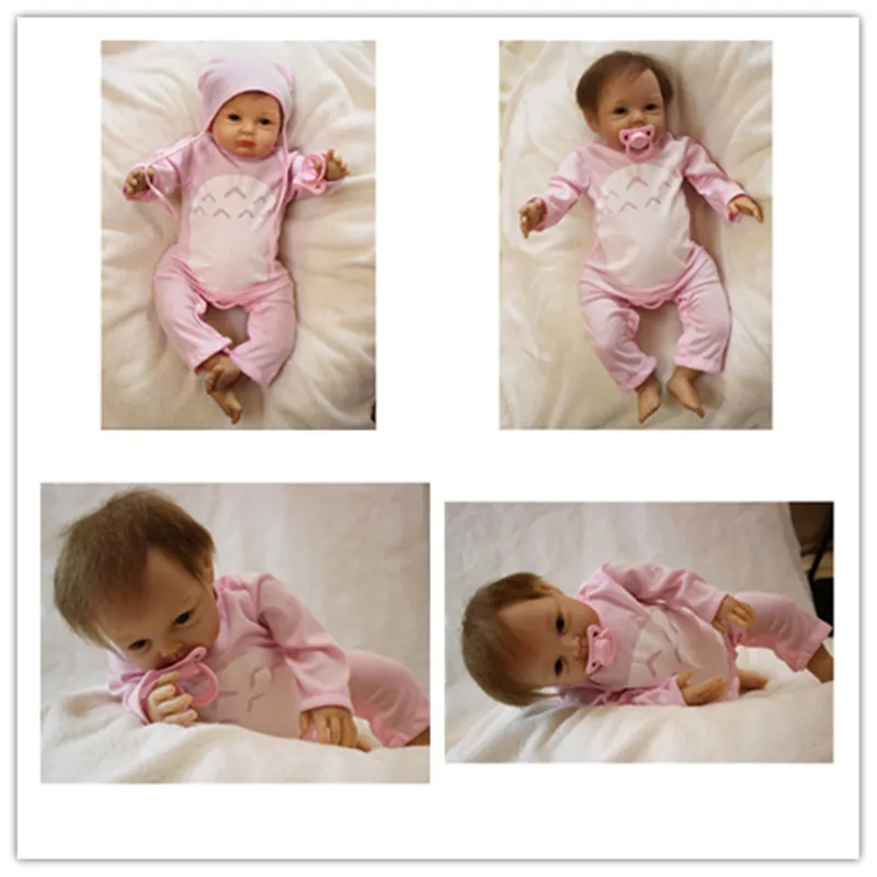 55 см/22 дюймов винил Куклы Reborn Baby ручной работы Мягкие силиконовые Реалистичная