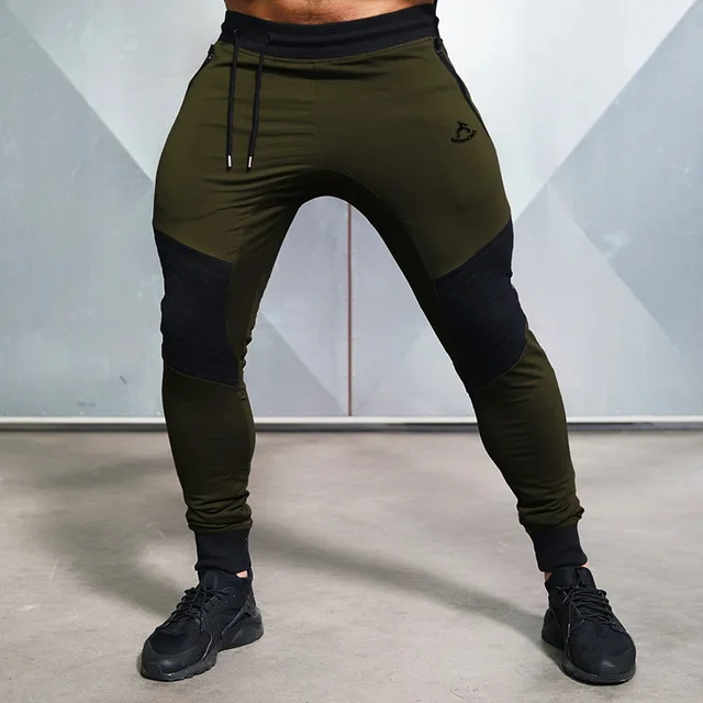 green pant Весенний мужской спортивный костюм, куртка с капюшоном на молнии, толстовка, спортивные штаны для бега, бега, фитнеса, тренировочный комплект, спортивная одежда, спортивный костюм - Цвет: green pant