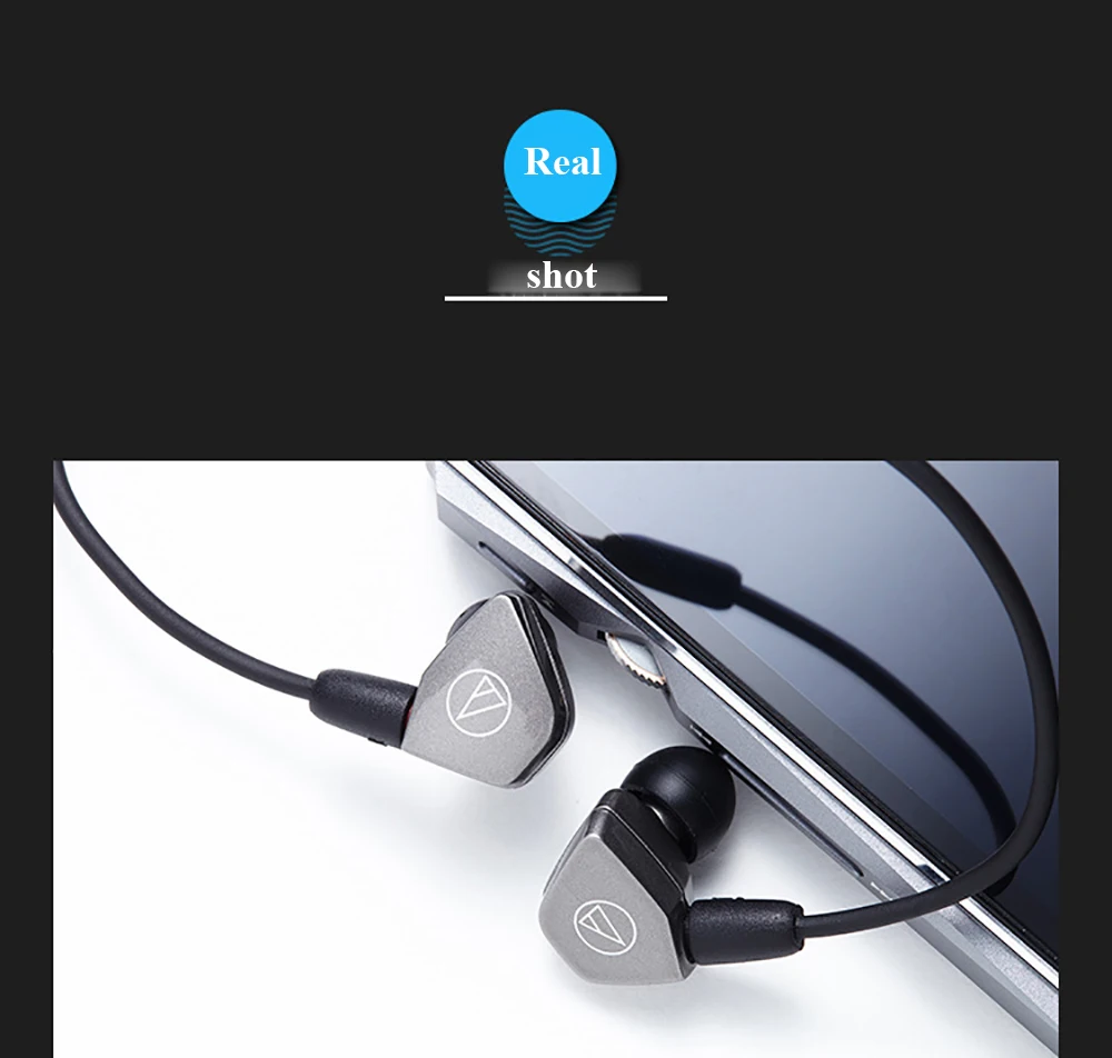 Оригинальная аудиотехника ATH-LS70iS проводные наушники Hifi двойные динамические наушники-вкладыши Наушники контролировать спортивный микрофон с дистанционным управлением