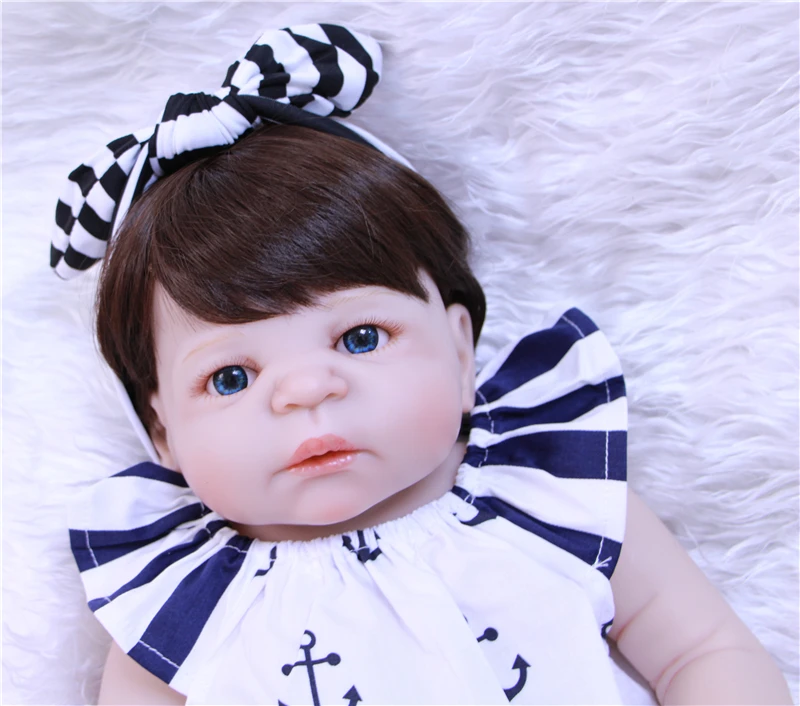 Модная одежда аксессуары детские куклы Reborn Girl 55 см Реалистичная живая