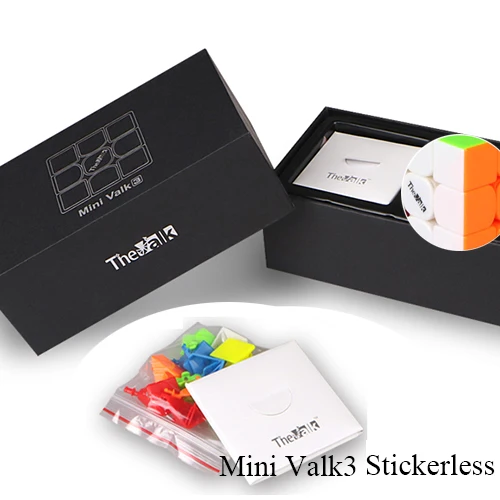 Mini Valk3 Color Магнитный куб Valk3 power M/Valk 3/Mini Valk3 Размер куб 3х3 скорость Mofangge соревнования Кубики Игрушки WCA головоломка волшебный куб - Цвет: Mini Valk3 Color