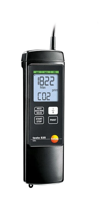 Testo 535 качество воздуха в помещении метр CO2 измерительный прибор с фиксированной