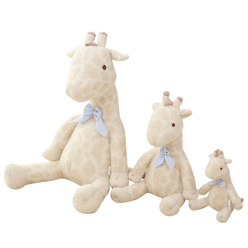 

NEW White Cute Kawaii 3D For Children With Baby Giraffe Infant Newborn Plush Toy Dolls Gift