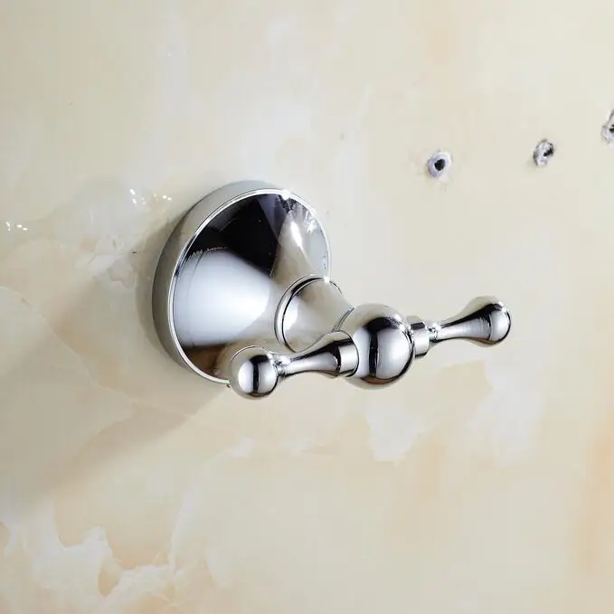 Золотистая полированная латунь и кристаллические Аксессуары для ванной комнаты