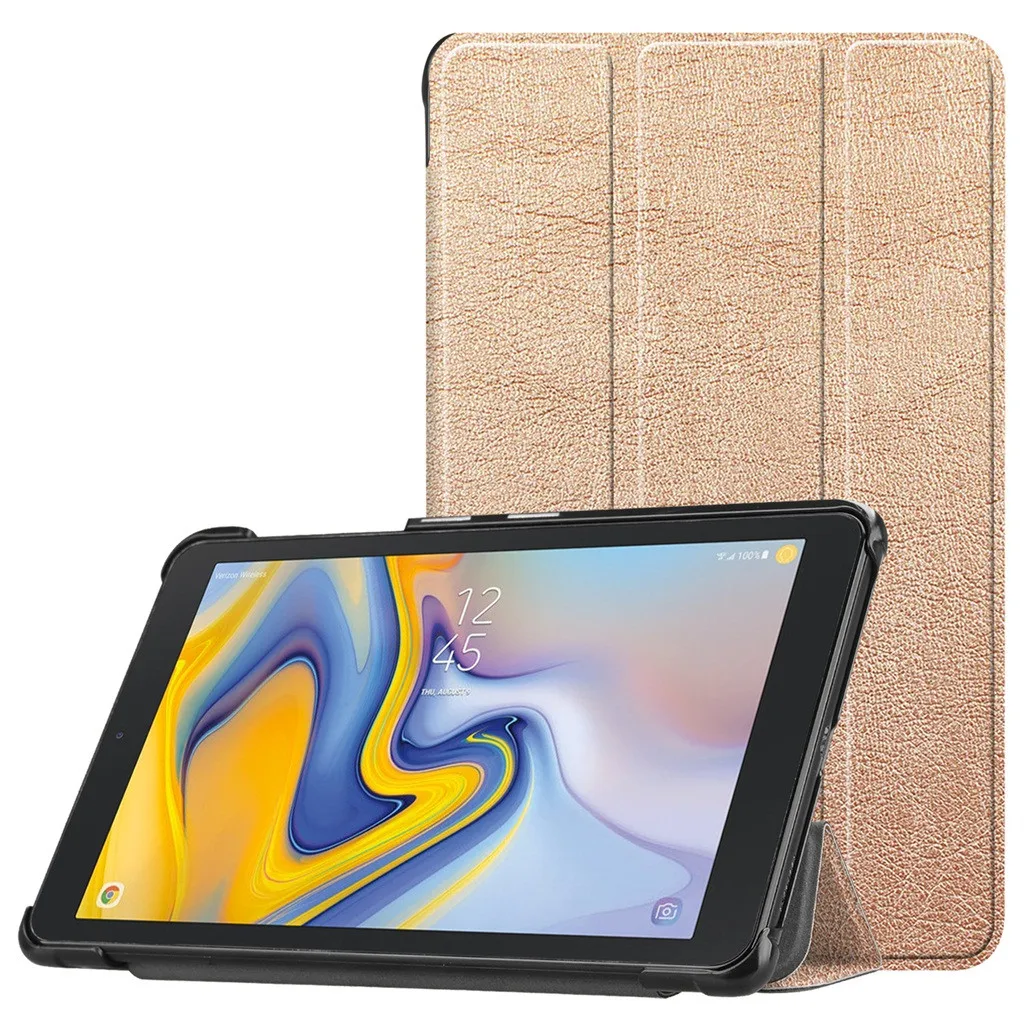 Ультратонкий разноцветный чехол для планшета Samsung Galaxy Tab A откидной Чехол