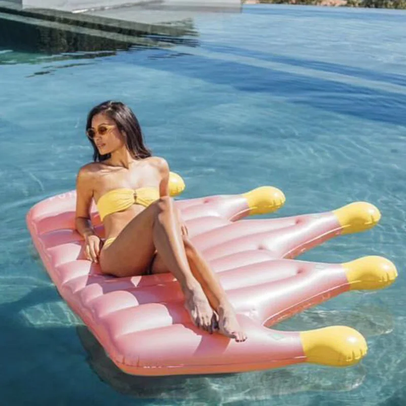 Summer Pool Float Inflatable Pink Crown Mattress Swimming Ring Circle Water Toys Women Beach Inflatable Mattress Boia Piscina