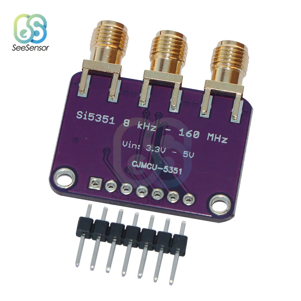 Генератор сигналов Si5351A Si5351 I2C 3 5 в постоянного тока генератор для Arduino CJMCU