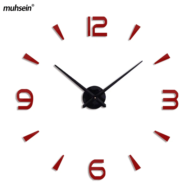 Новинка 2020 настенные часы horloge 3d современный дизайн домашнее украшение гостиная