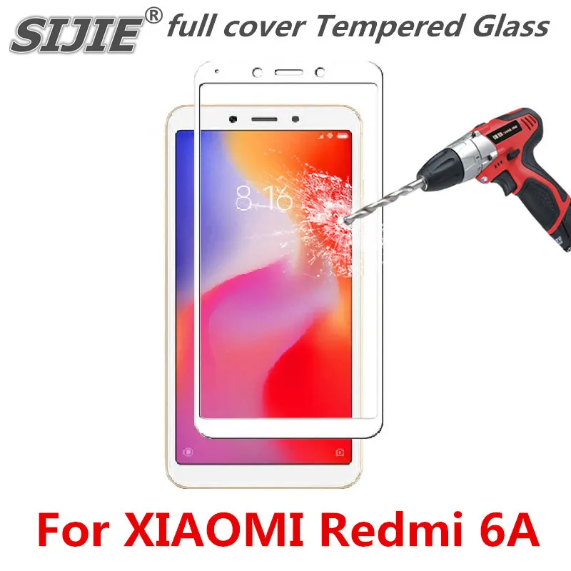 Полное покрытие закаленное стекло для xiaomi redmi 6A 6 A redmi6A защитный закаленный чехол