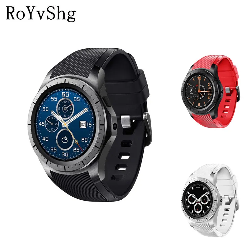 Для SAMSUNG gear S3 круглые умные часы для IOS android с пульсометром gps 8 Гб 3g bluetooth трекер