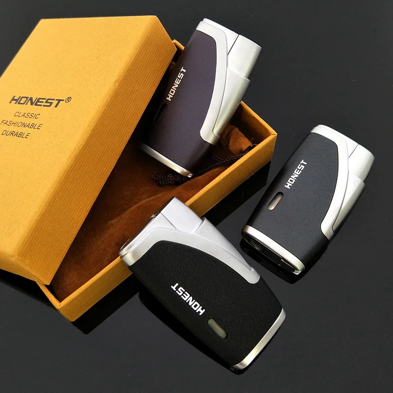 Зажигалка Honest зажигалка для газа креативная сигарет ветрозащитная струйная с