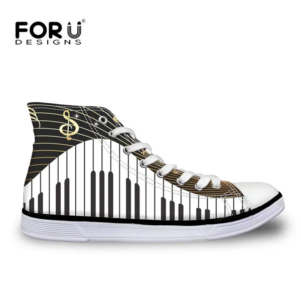 FORUDESIGNS/Модная гитара, брендовая мужская обувь, мужская парусиновая Повседневная Вулканизированная обувь для мальчиков-подростков, осенние мужские кроссовки - Цвет: H8405AK