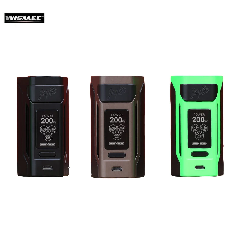 Оригинальный wismec reuleaux RX2 20700 коробка Mod Vape 200 Вт Fit гном распылитель RDA RTA rdta Tank VS Rx gen3