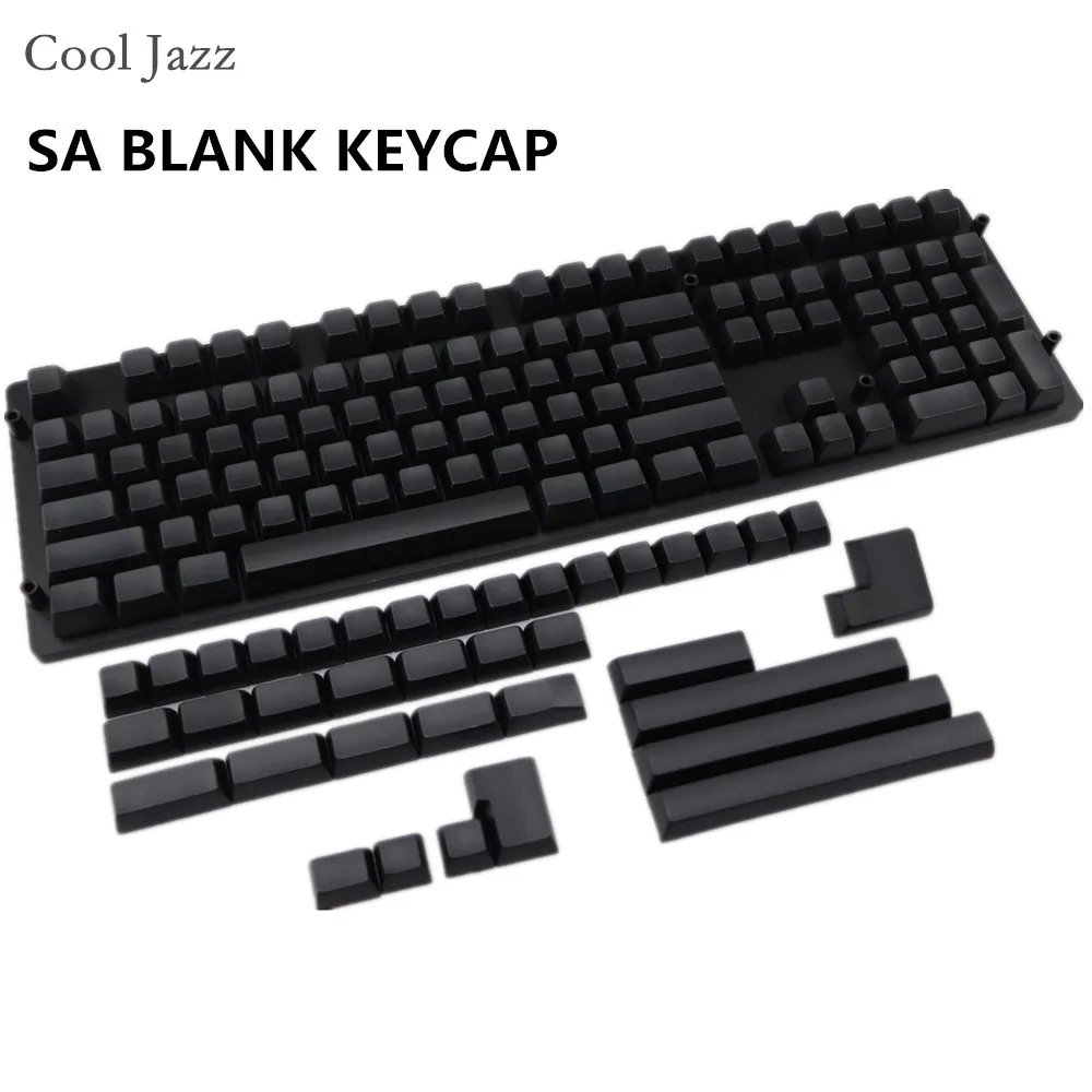 Прохладный Джаз Новое поступление SA пустой Keycap 108/145/87 профиль pbt Материал для cherry