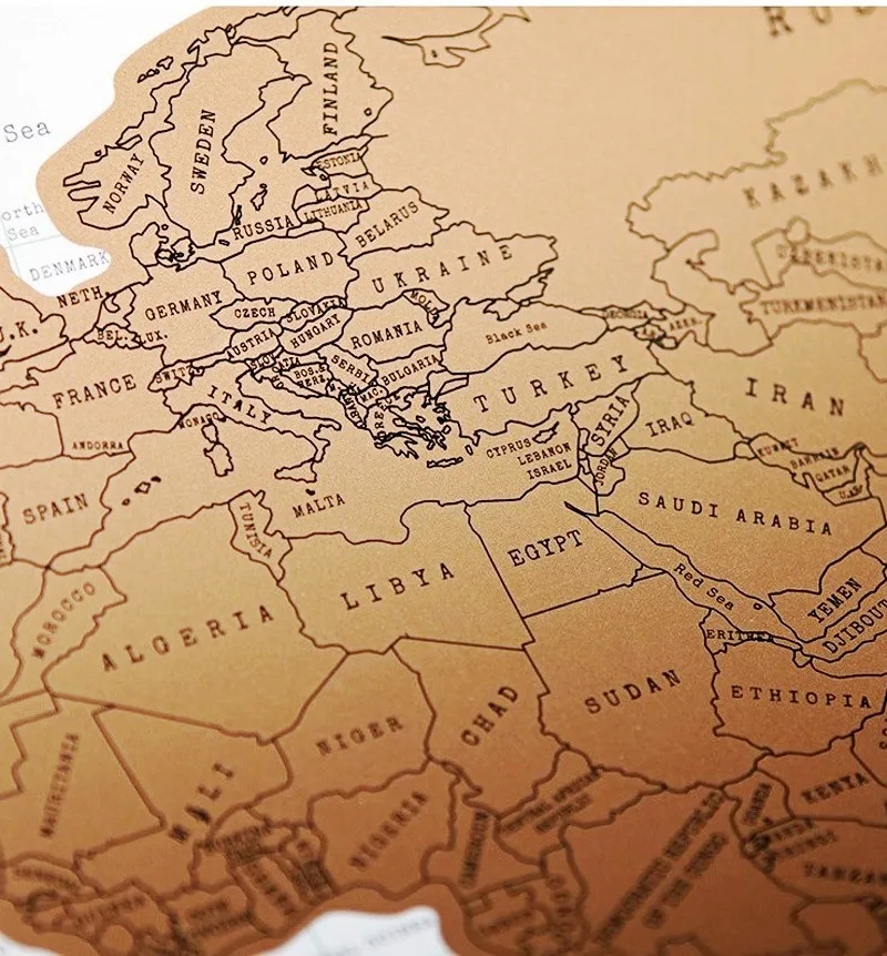 Популярная карта мира персонализированная Постер карты mapa mundi дорожный подарок