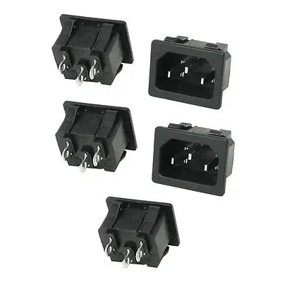 

5 шт. монтажная панель IEC 60320 штекер питания 15A AC 250V