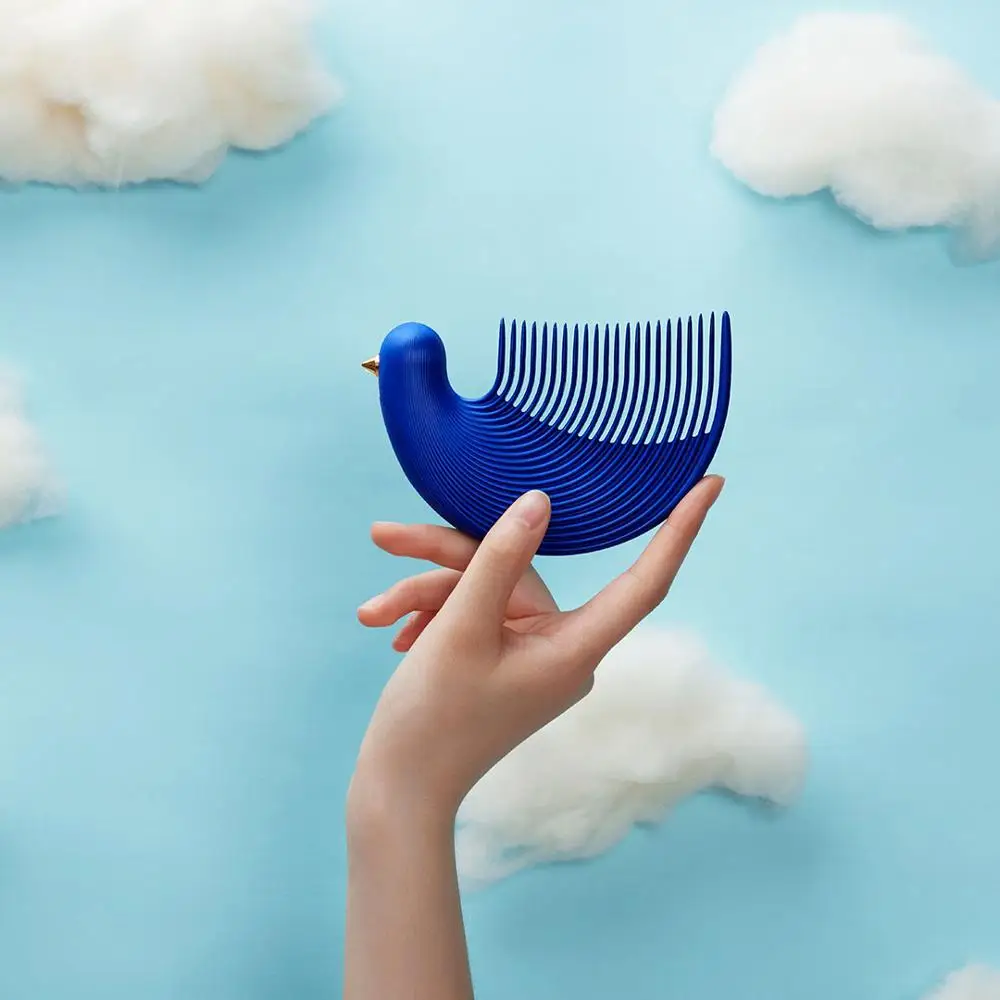 Горячая Xiaomi Mijia Yiyohome портативный в форме птицы Расческа Антистатические Широкие зубы качающийся гребень для Youpin