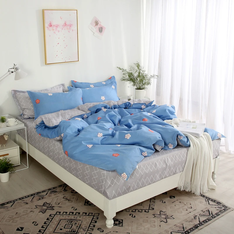L9 1 Pcs Bedding Set Duvet Cover Quilt Cover Comforter Cover Pillowcase King Full Twin Queen Size Edredon 200*230/220*240cm - Цвет: L9