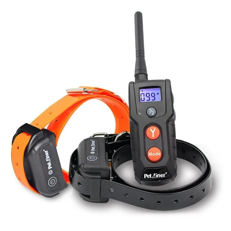 For 2 Dogs Ошейник для дрессировки питомцев 916-1 ошейник для дрессировки собак с дистанционным управлением 330 ярдов перезаряжаемый водонепроницаемый вибрационный тонус с электрическим током для собак - Цвет: For 2 Dogs