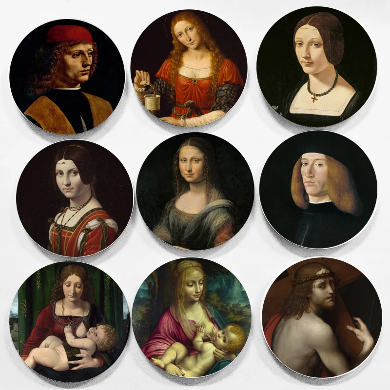Знаменитая картина маслом да Винчи декоративная тарелка креативное