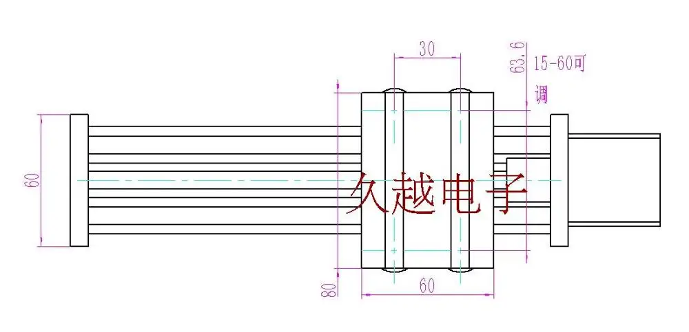 Z axis комплект направляющих с 12 В NEMA17 шаговый двигатель 100-300 мм эффективный ход TR8 свинцовый винт для ЧПУ Reprap 3D принтер