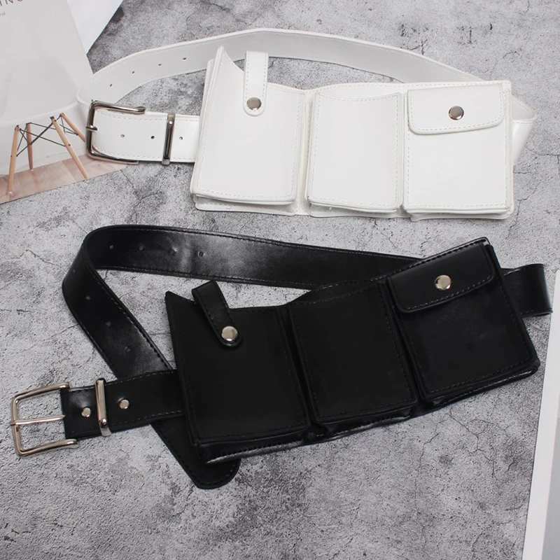 new Women Leather purse belts Waist Bag Travel Casual Daily Purse Cellphone Mobile Pouch bags belts Straps Accessory