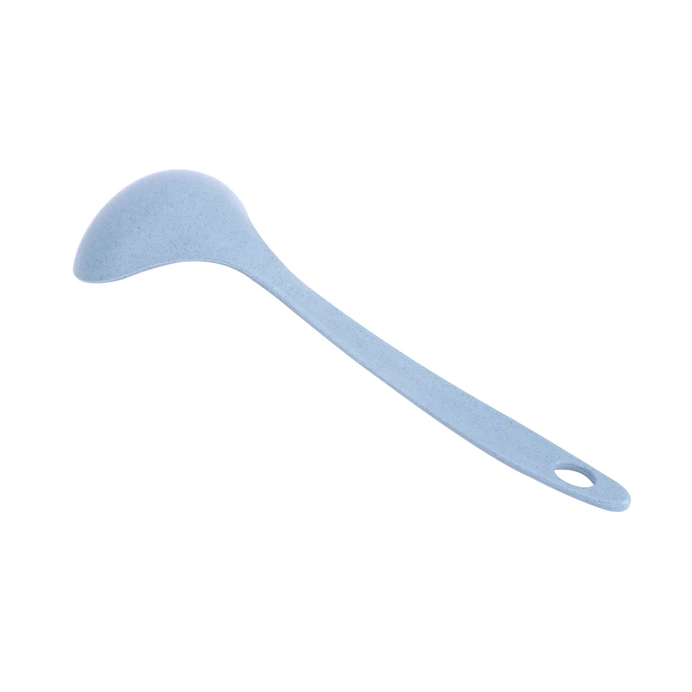 Посуда 4 цвета Пшеничная солома ковш с длинной ручкой суп рисовая Ложка столовая