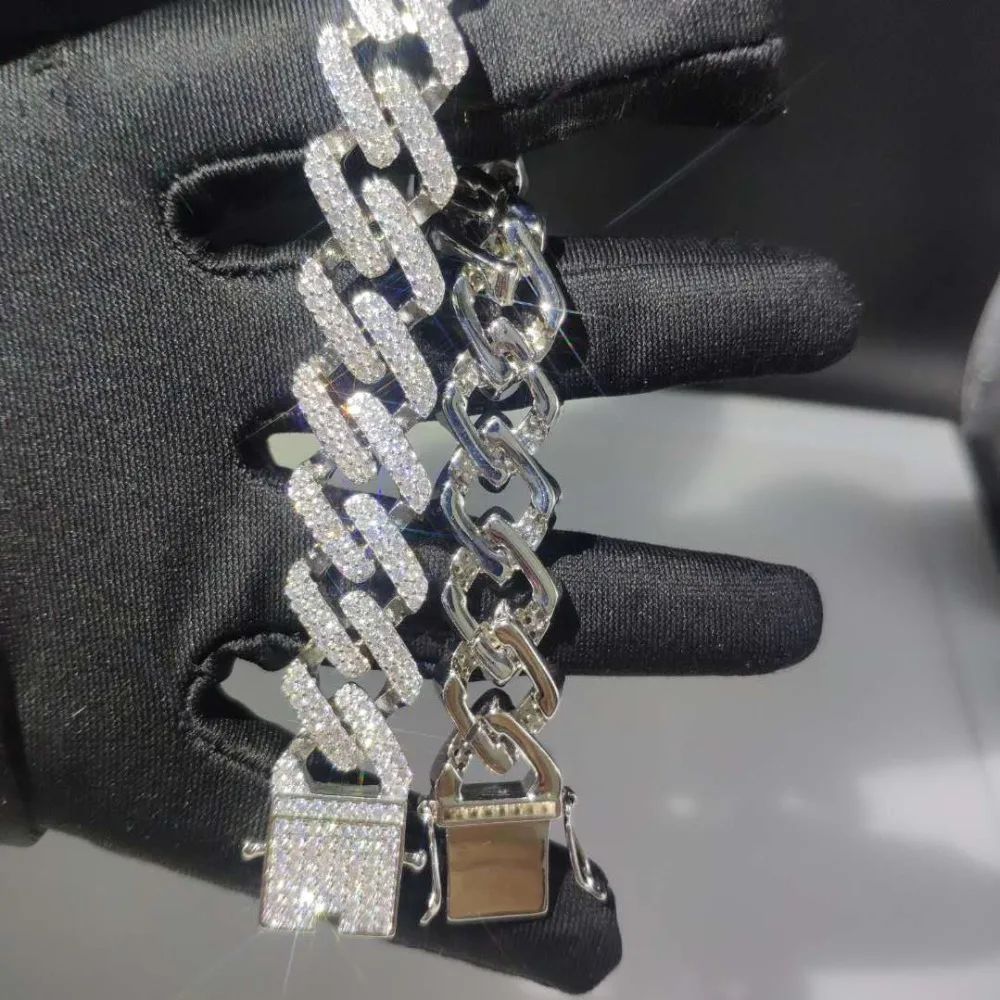 Мужские цепочки в стиле хип-хоп со льдом и украшением, ожерелье s pave setting AAA Zircon, высокое качество, женские цепочки, ожерелье в стиле хип-хоп, ювелирные изделия, роскошный подарок