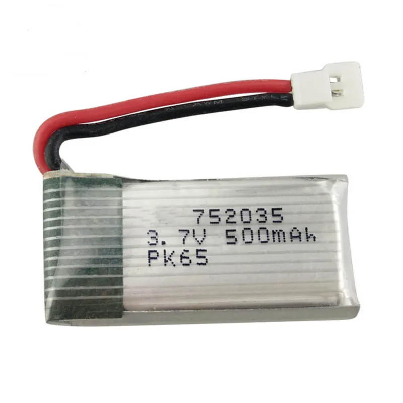 

3.7V 500mah battery Hubsan X4 H107 h107C H107L H31 H98 KY101 jxd385 25C 3.7V 500mAh RC Quadcopter Lipo Battery