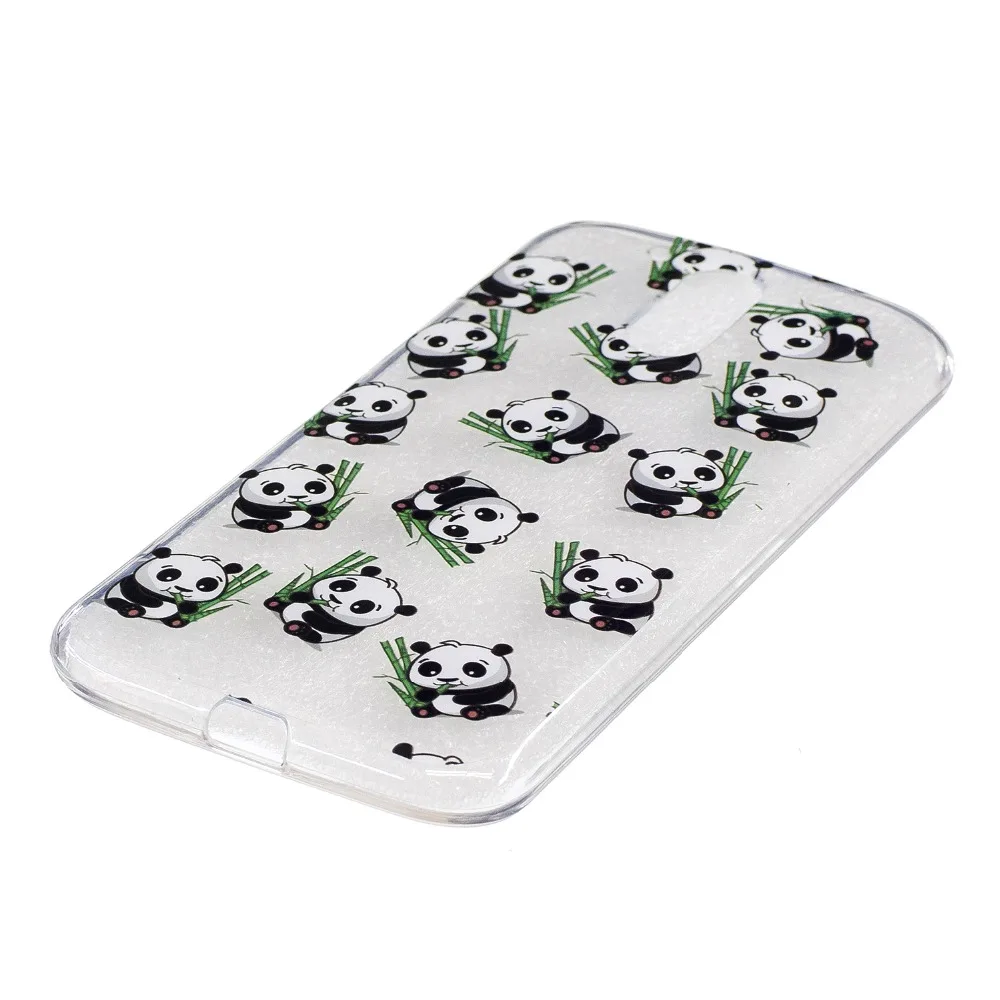 Мороженое панда ананас кошка перо печать помада девушка роспись кремния ТПУ