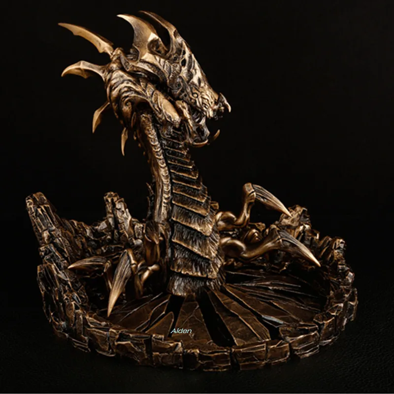 1" Статуя Лига Легенд барон нашор GK фигурка Коллекционная модель игрушки коробка 30 см B432 - Цвет: Цвет: желтый