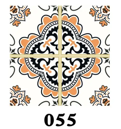 DP055 15 шт./компл. пол Плитки Диагональ стены Стикеры стол Шкаф Кухня украшения Искусство панно Ванная комната Стекло линия талии ПВХ обои - Цвет: DP055