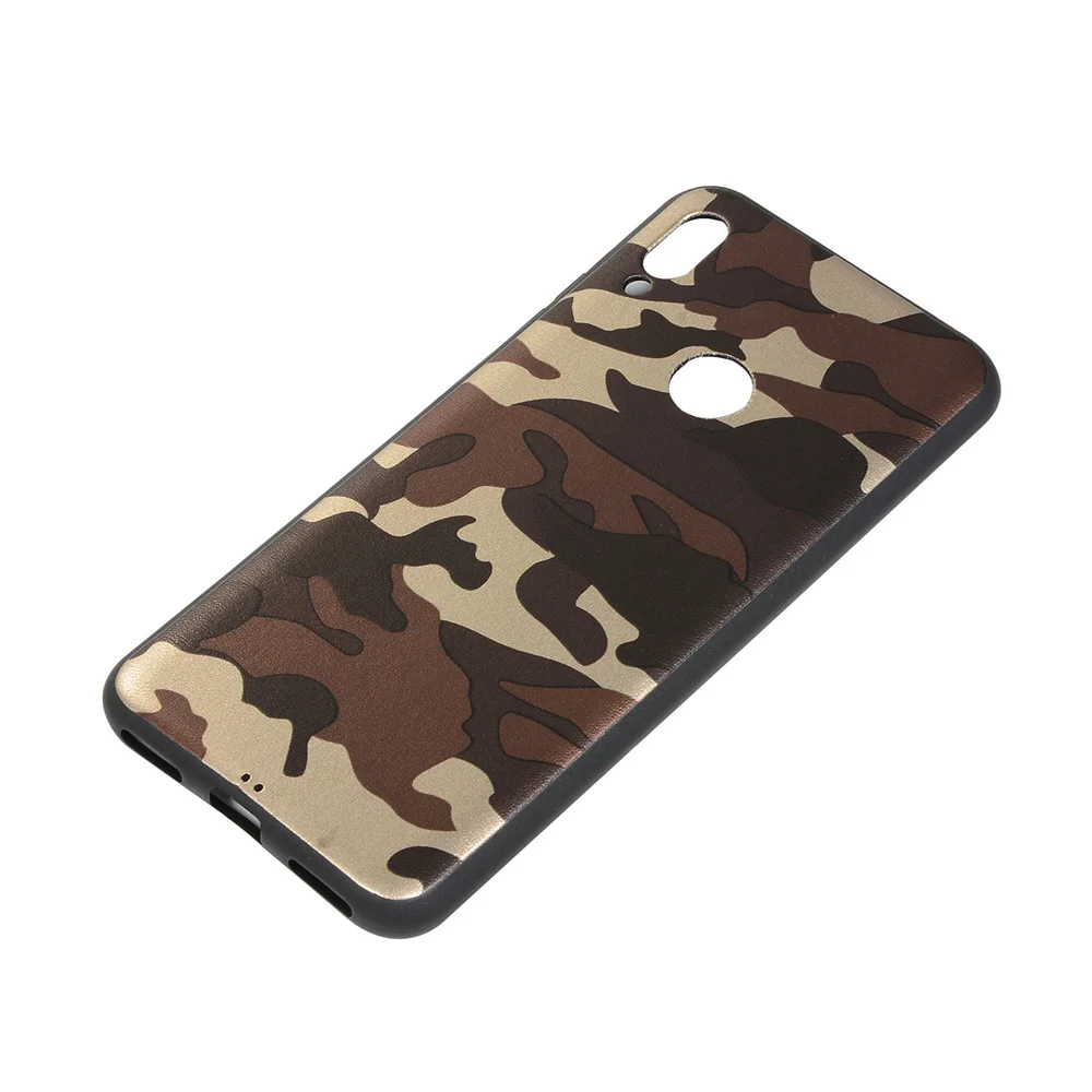 camouflage Case for Huawei Y6 2019 Soft Silicon Cases Fundas Army Camo High Quality TPU Prime Cover |